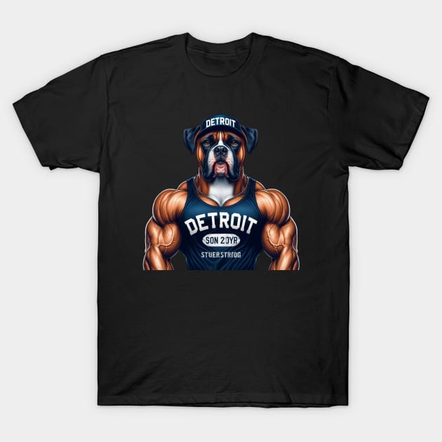 Detroit Gym T-Shirt by Americansports